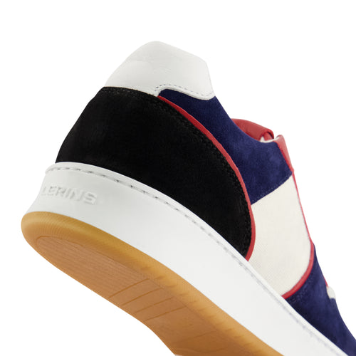 Men's Palm suede & recycled sea plastic | navy red