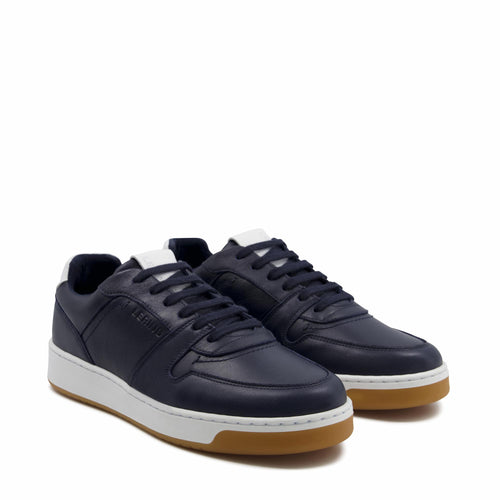 Men's Palm premium leather sneakers | navy