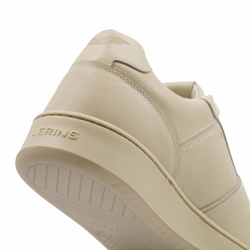 Men's Palm premium leather sneakers | ecru