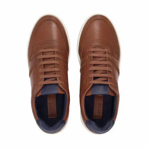 Men's Palm premium leather sneakers | tan