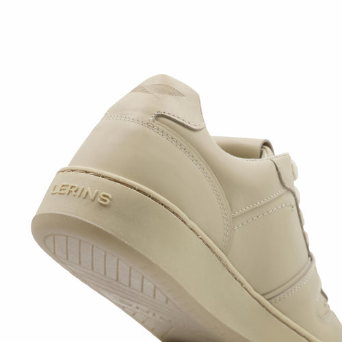 Women's Palm premium leather sneakers | ecru