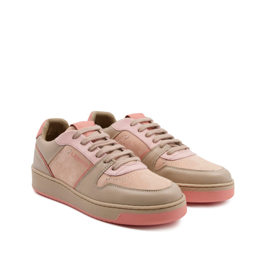 Women's Palm premium leather sneakers | apricot
