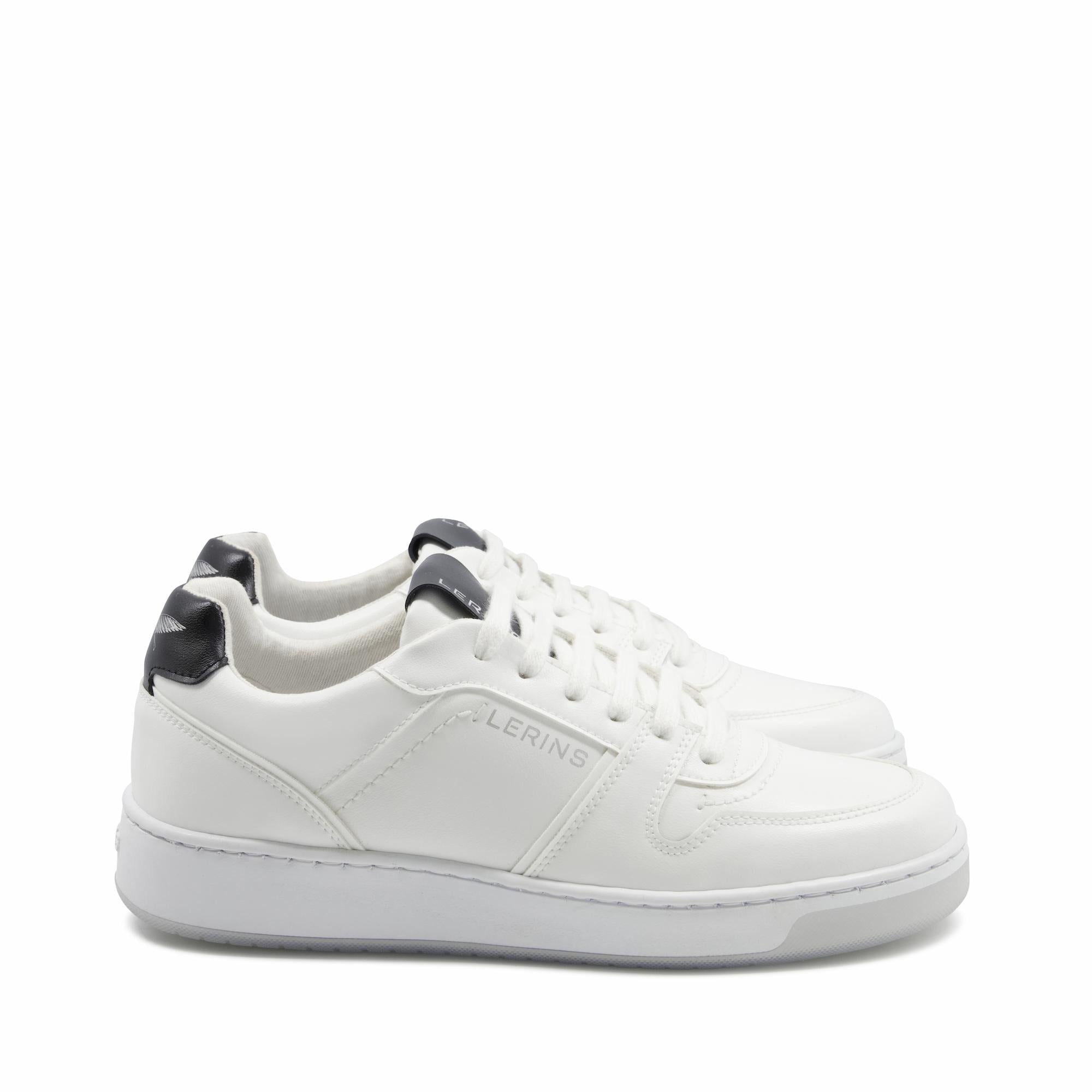 Non leather white sneakers on sale