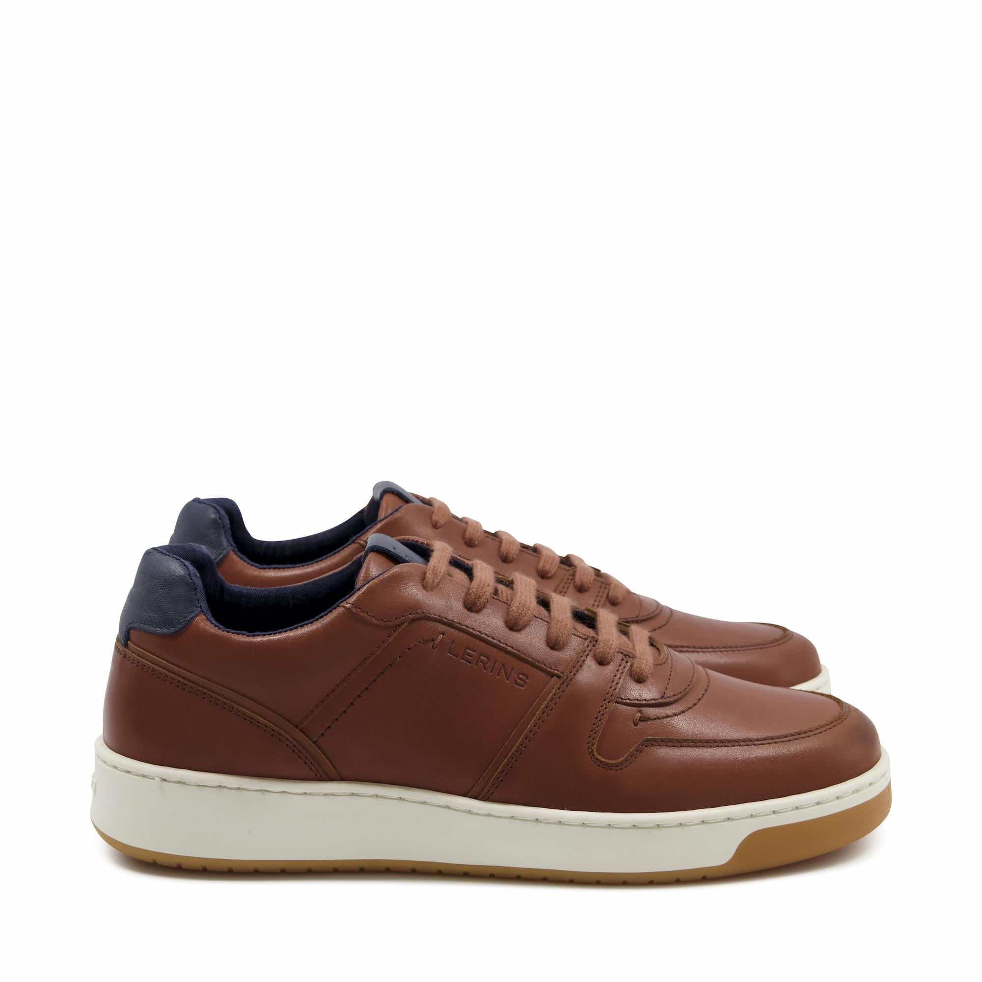 Men's Palm premium leather sneakers | tan
