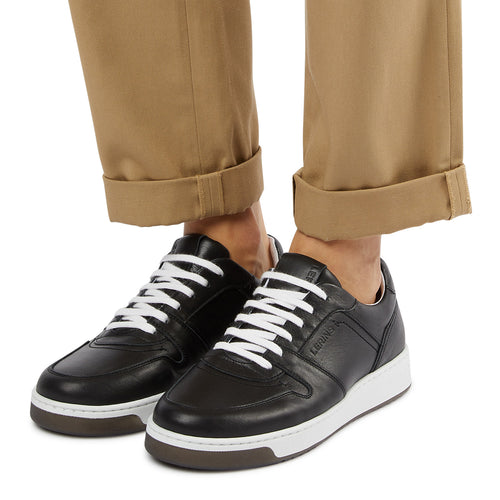 Men's Palm premium leather sneakers | black