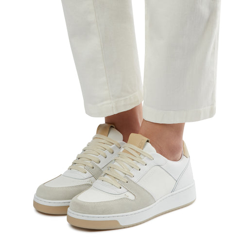 Women's Palm suede & recycled sea plastic | white